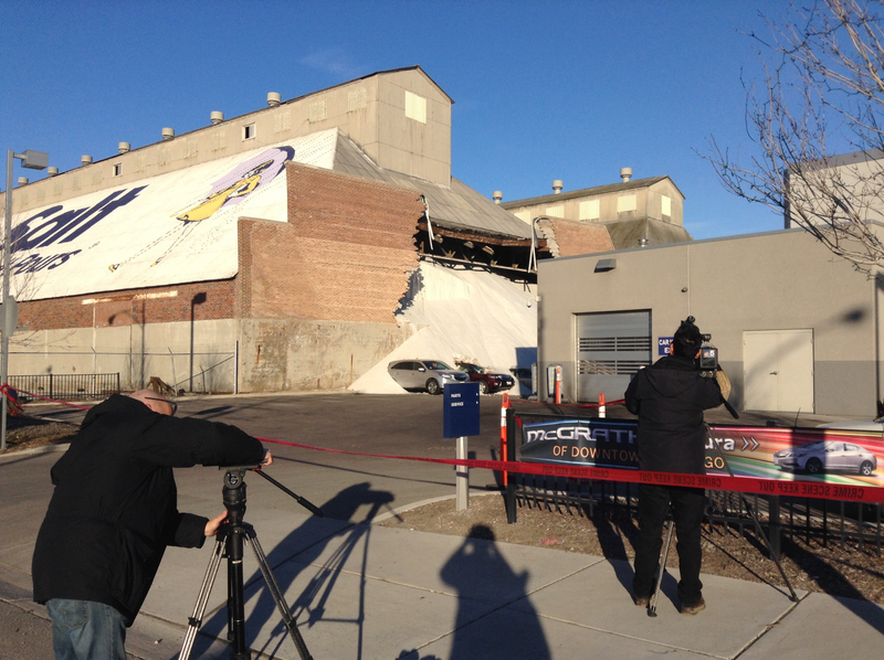 Illustration for article titled Salt Storage Warehouse Collapses, Chicagoans Unfazed